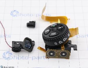 Переключатель режимов съемки Nikon D800, комплект деталей верхней панели